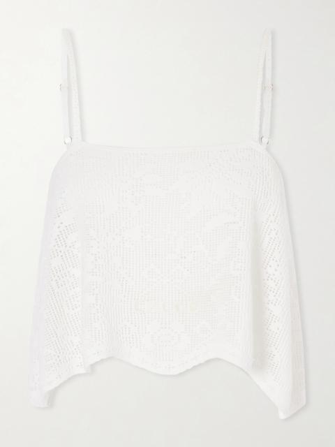Chloé Crocheted Cotton Top