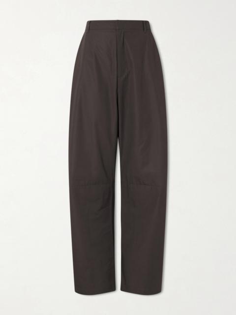 AMOMENTO Barrel-Leg Cotton Trousers