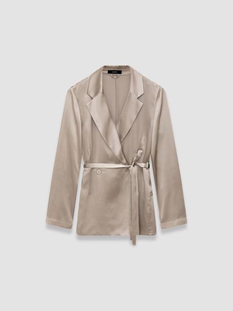 JOSEPH Silk Satin Joubert Jacket