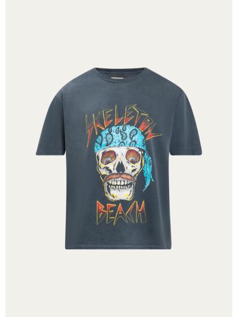 GALLERY DEPT. Men's Skeleton Beach Faded Jersey T-Shirt