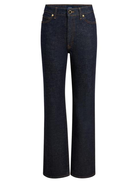KHAITE Women's Danielle Mid-Rise Slim-Straight Jeans - Benson