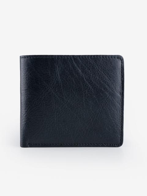 Iron Heart OGL-KINGSMAN-BF-COIN-TBLK OGL Kingsman Classic Bi Fold Wallet with Coin Pocket - Tumbled Black