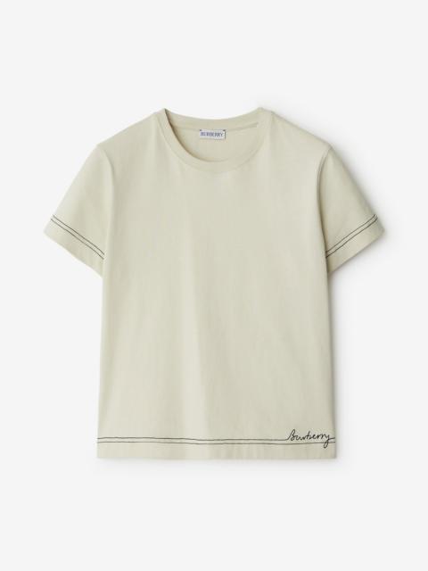 Burberry Boxy Cotton T-shirt