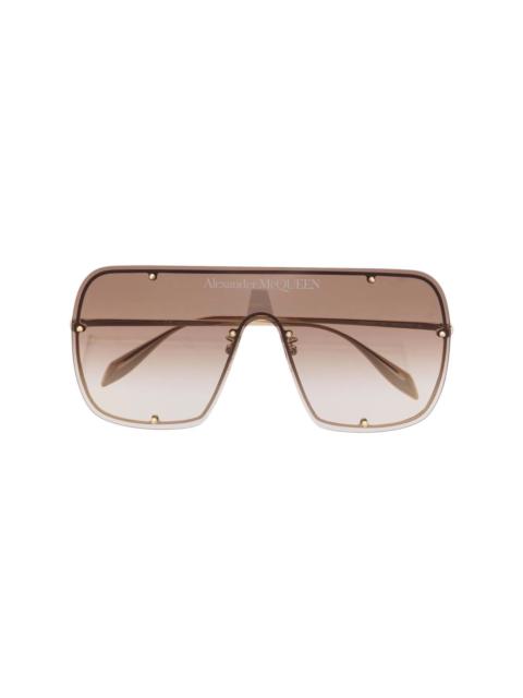 Alexander McQueen gradient oversize-frame sunglasses