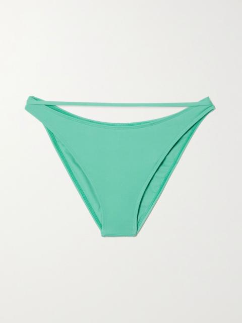 JACQUEMUS Peirado cutout recycled bikini briefs Green