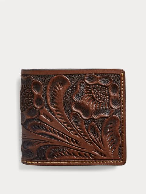 RRL by Ralph Lauren Hand-Tooled Leather Billfold