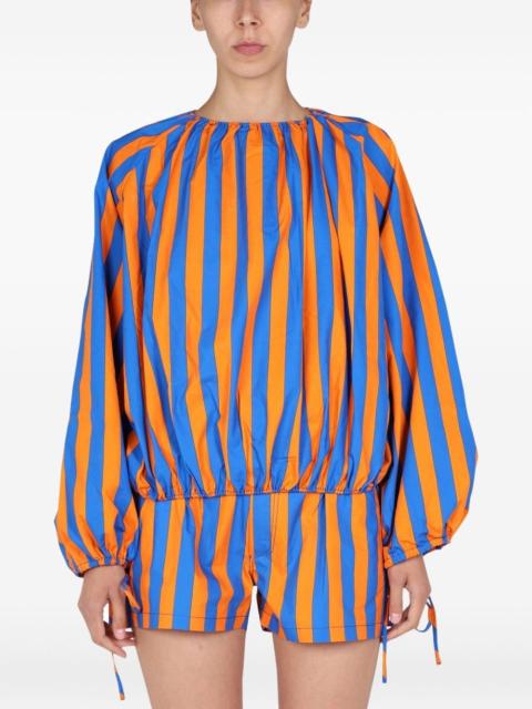 SUNNEI striped gathered top
