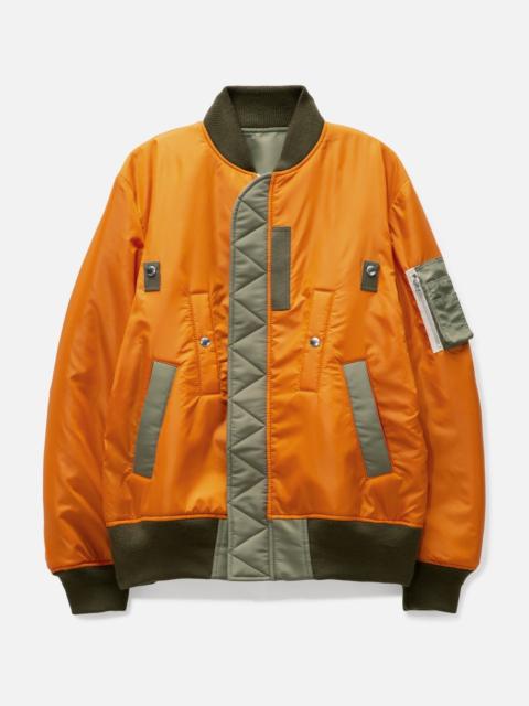 sacai NYLON TWILL WORKWEAR BOMBER JACKET