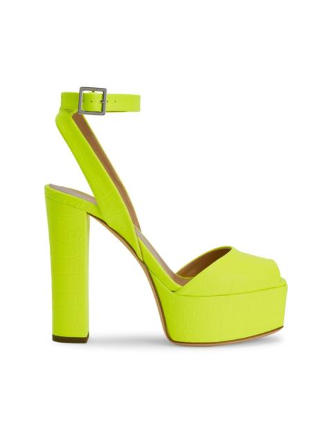 Giuseppe Zanotti Betty 120mm crocodile-print sandals