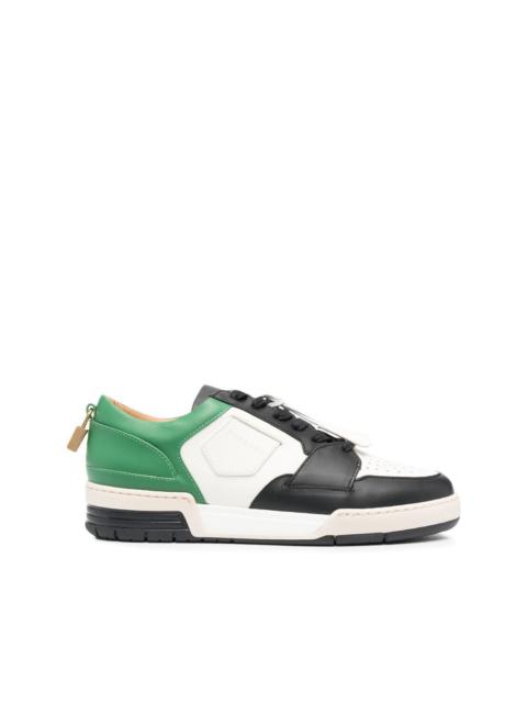 BUSCEMI panelled leather sneakers