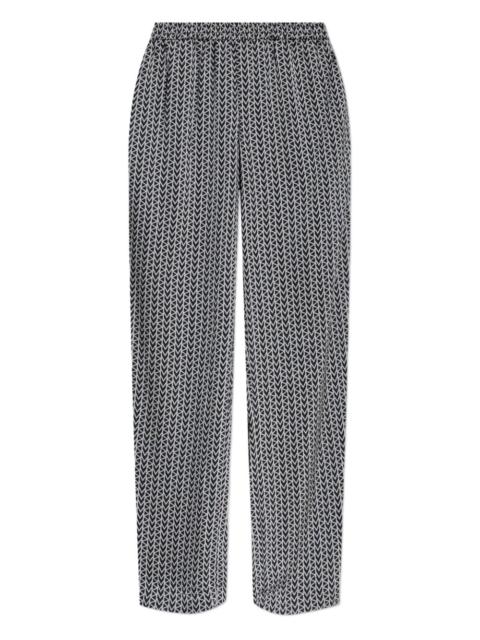 MICHAEL KORS chevron-print trousers
