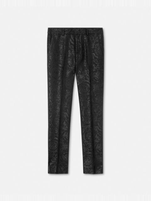 VERSACE Wool-Blend Formal Pants