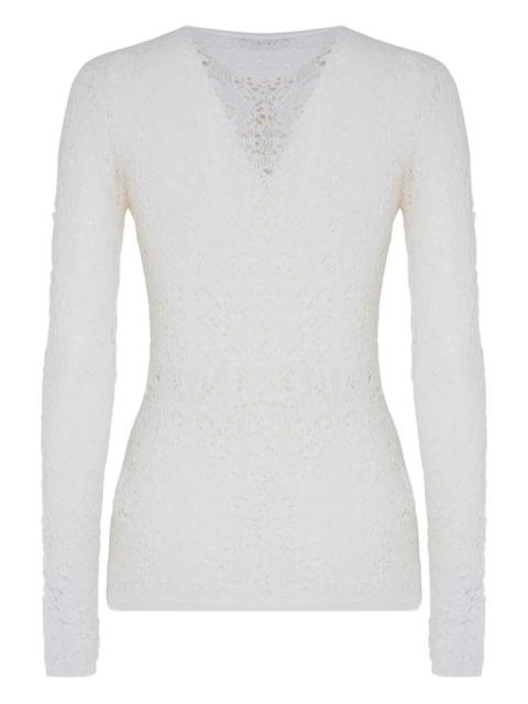 GABRIELA HEARST lace crew-neck sweater