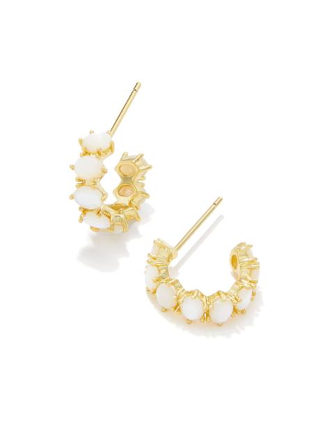 KENDRA SCOTT Cailin Gold June Huggie Earrings