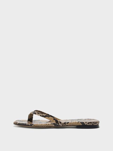 Aeyde Renee Square-Toe Sandals