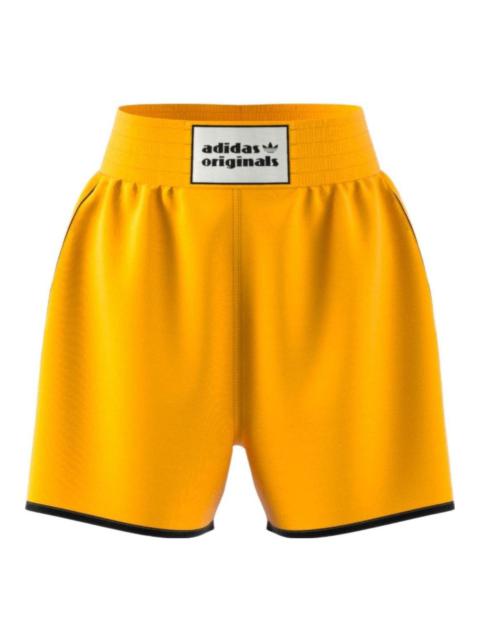 adidas (WMNS) adidas Boxing Shorts 'Yellow' IC8508