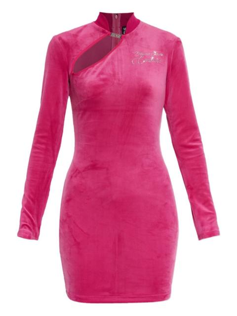 VERSACE JEANS COUTURE cut-out long-sleeve mini dress