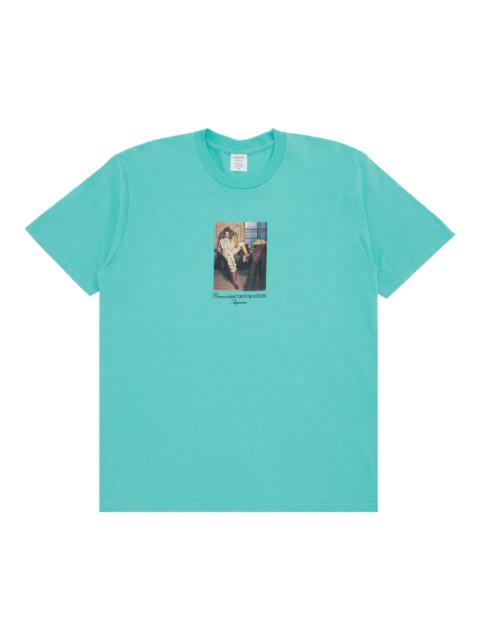 Supreme Supreme x Bernadette Corporation Fuck Tee 'Teal' | REVERSIBLE