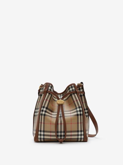 Burberry Mini Check Bucket Bag