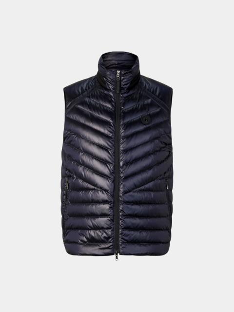 BOGNER Lasse lightweight down vest in Navy blue