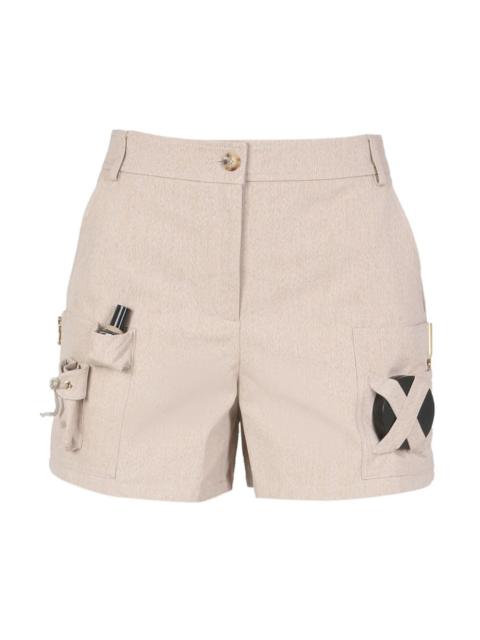 Moschino Safari gabardine skirt