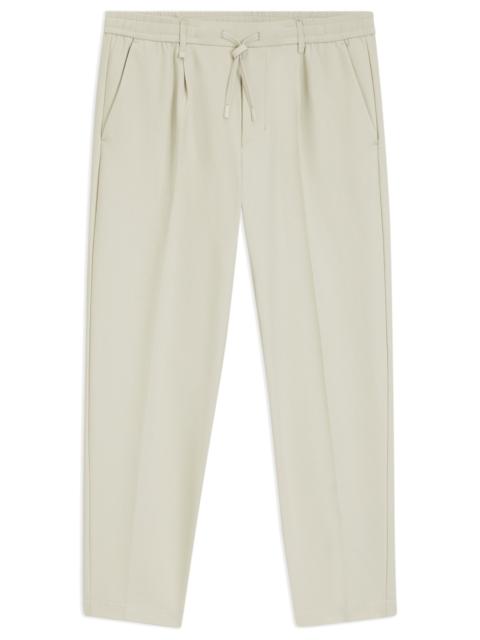 BOSS ACTIVE TAPERED-FIT PANTS IN WATER-REPELLENT STRETCH FABRIC