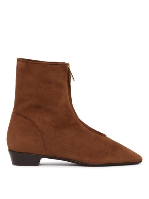 herbert levine Brown Easy Does It Suede Ankle Boots