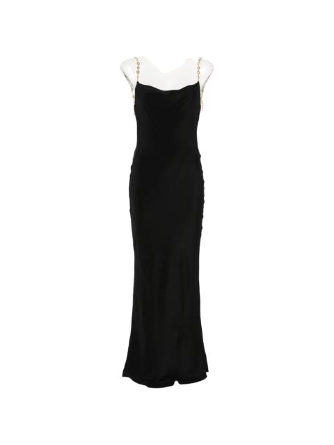 Cult Gaia Cult Gaia Macelyn Chain-strap Cowl-neck Maxi Dress