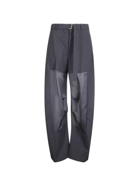 sacai wool trousers