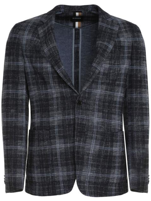 BOSS 체크 blazer