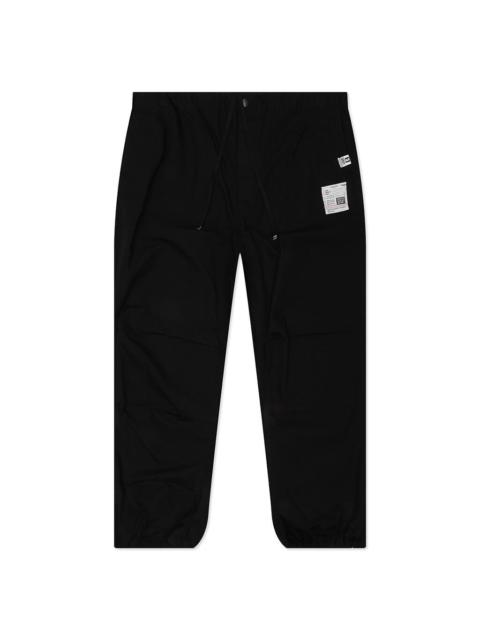 RIPSTOP PARACHUTE TROUSERS - BLACK