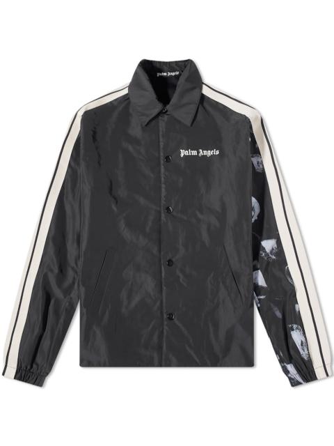 Palm Angels Palm Angels Sleeve Print Track Coaches Jacket