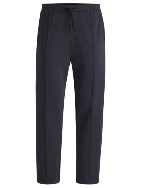 BOSS COTTON TRACKSUIT BOTTOMS WITH DOUBLE B MONOGRAM