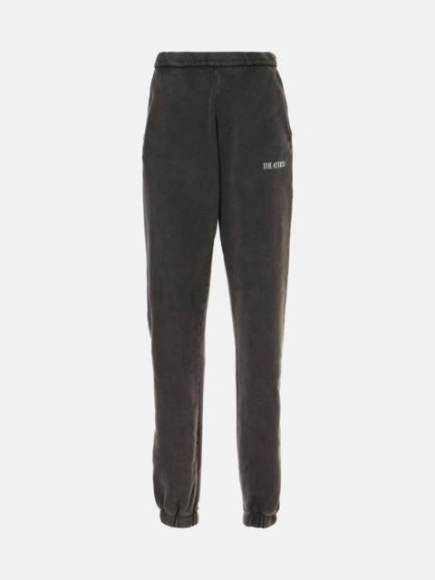 THE ATTICO Penny logo cotton sweatpants