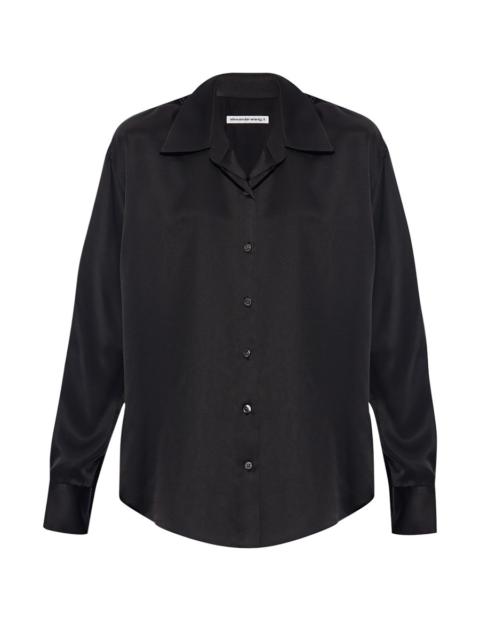 Shirt with sewn-in top