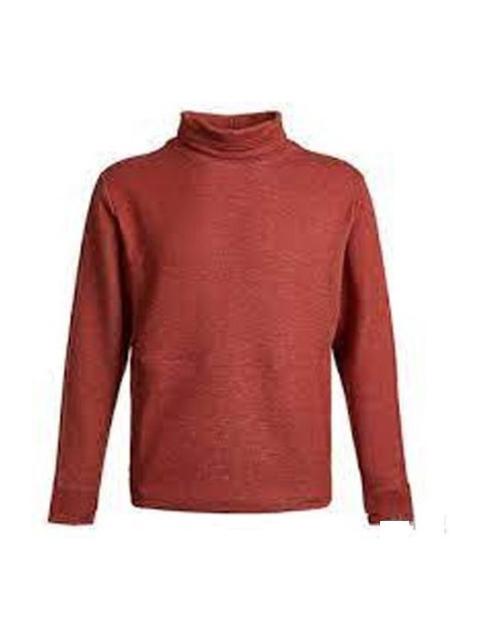 Nike Men's Nike Dri-Fit Solid Color High Collar Pullover Long Sleeves Red CU6256-689