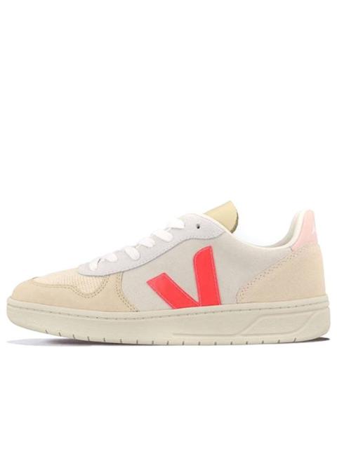 VEJA Veja V-10 레이스 업 '베이지 네온 핑크'VX032188