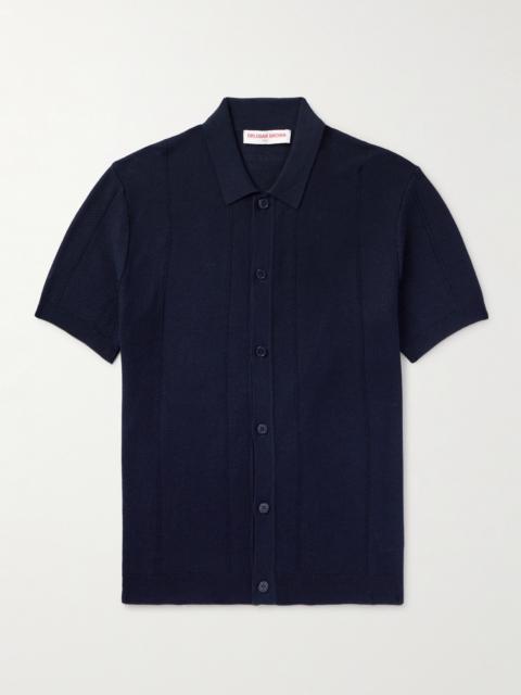 ORLEBAR BROWN Tiernan Ribbed Cotton Polo Shirt