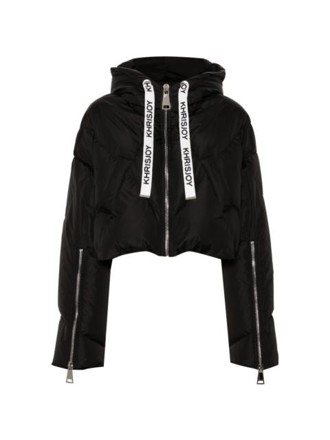 Khrisjoy Iconic cropped puffer jacket