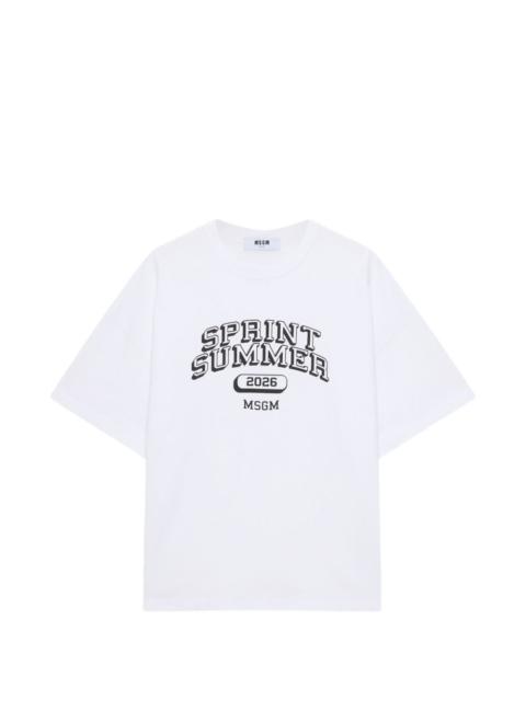 MSGM graphic T-shirt
