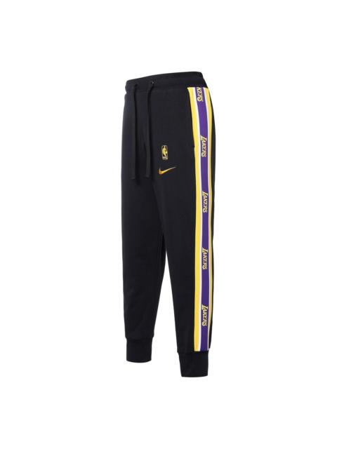 Nike NBA Los Angeles Lakers Basketball Small Sports Long Pants Black CJ7125-010