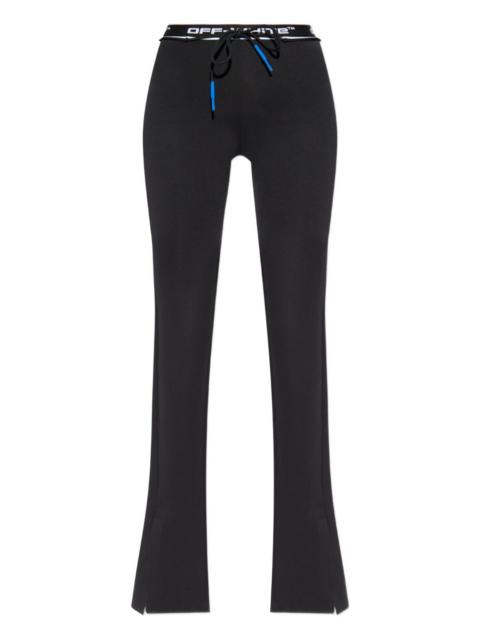 Off-White drawstring split-hem trousers