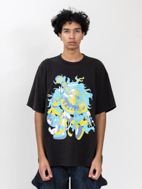 KIDILL Black Cyber Punk Girl T-Shirt