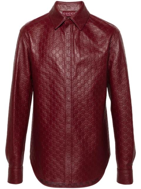 GUCCI GG-canvas shirt