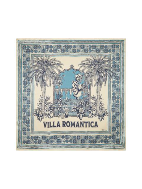 ALÉMAIS Villa Romantica Silk Scarf