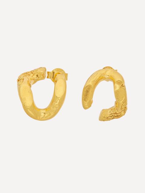 ALIGHIERI Gold-Plated The Flashback Twist Earrings