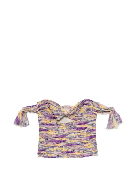 Valentino zip-fastening blouse