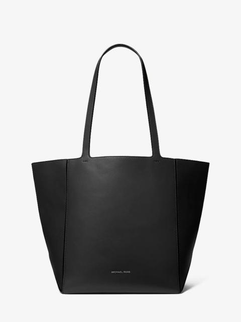 MICHAEL KORS Jordi Large Leather Tote Bag