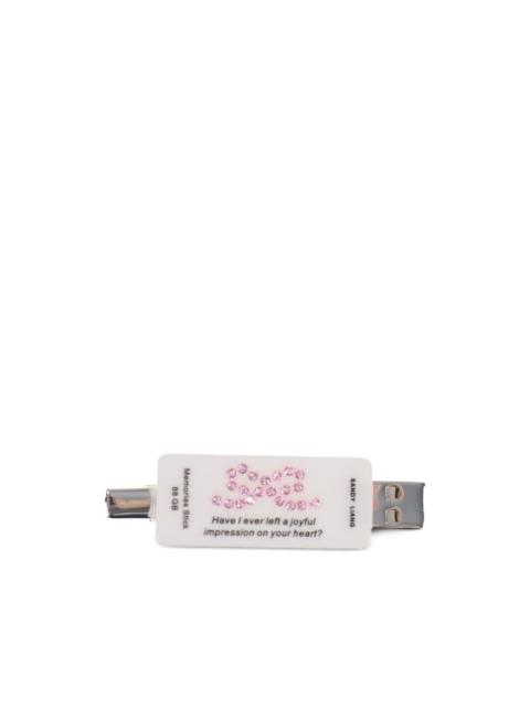 SANDY LIANG Memories USB hair clip