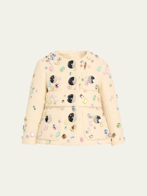 Marc Jacobs Swarovski Mini Wool Bell Skirt